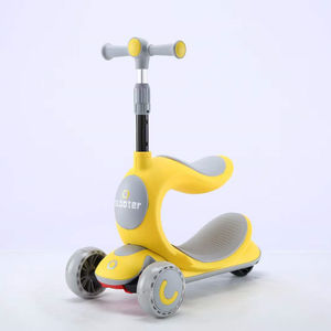 Trottinette pour bébé 3 en 1 Jouet pour enfants Trottinette pliable Hauteur réglable <span class=keywords><strong>Planche</strong></span> à roulettes - Product Image 5