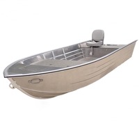 Lamax Vente à chaud 16 pieds grand tout soudé coque en V profonde Lakes & Rivers ferry en aluminium Console pour les ventes