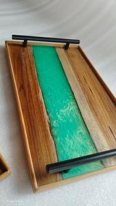 Plateau de rangement en résine décorative de qualité supérieure pour la salle de bain, la chambre à coucher et le salon, organisation de la maison au prix direct d'usine - Product Image 2