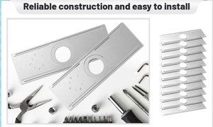 Xây Dựng Mới 6 Inch Nồi Ánh Sáng Gắn Tấm Chân Đế Mỏng Bảng Điều Chỉnh Sắt Tấm Chân Đế Từ BBT - Product Image 5