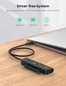 Câble adaptateur UGREEN SATA vers USB C pour disque dur <span class=keywords><strong>SSD</strong></span> et HDD 2,5 pouces, connecteur 5 Gbps, prise en charge SATA III UASP <span class=keywords><strong>Thunderbolt</strong></span> <span class=keywords><strong>3</strong></span> - Product Image 4