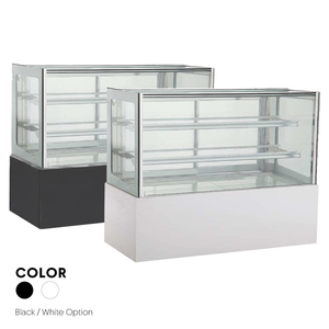 1.2m Carré Verre Gâteau Vitrine Refroidisseur Commercial Réfrigéré Affichage Réfrigérateur pour Desserts - Product Image 2