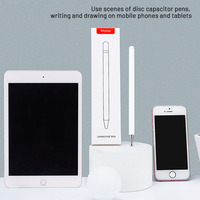 Écrans tactiles à gradient universel Oem/odm en métal avec logo stylet 2 en 1 adapté à Apple/Samsung/Xiaomi