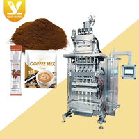 Machine d'emballage multifonctionnelle Kingvictor à 4 voies pour poudre, machine d'emballage multi-voies pour sachets de poudre de café et sticks