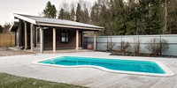 Maison de villa en bois préfixe à usage pour vacances Rural, huts économique en bois, villa de camping pour salon, prix préférentiel, offre spéciale