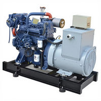 Générateur diesel spécialisé de type ouvert pour marine/bateau 50Hz/60Hz 80kw 100kva avec moteur Weichai 3 certificats CCS
