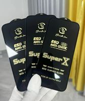 Protection d'écran en verre trempé Super X HM OG ESD pour iPhone 17 – Prix le plus bas
