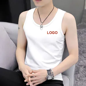 Customized Products Mens Cotton Tank Top Sleeveless With Wholesale Low Price