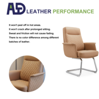 Chaise de bureau de direction ergonomique en cuir à dossier haut, pivotante à 360°, réglable, chaise d'ordinateur confortable pour manager, siège à motif diamant