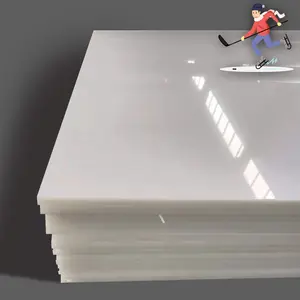 Gebrauchte Synthetische Eisbahn für Hockey Eislaufen Kunststoffplatten Dash Board System Schießkissen Verkauf künstlicher Eiseboden