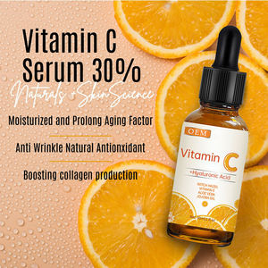 Suero Facial de Vitamina C y Ácido Hialurónico al por Mayor, Blanqueador Líquido, Nutritivo, Hidratante, Antienvejecimiento, Antipecas, con <span class=keywords><strong>Aloe</strong></span> <span class=keywords><strong>Vera</strong></span> - Product Image 6