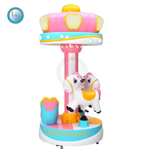 Fabricant de manèges pour enfants Carrousel d'<span class=keywords><strong>occasion</strong></span> Cheval à vendre Ornement monnayeur Fairground Merry Go Round Carrousel - Product Image 4