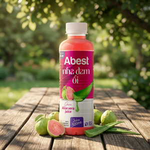 Jus concentré d'aloe vera aromatisé au raisin avec pulpe, 500 ml x 24 bouteilles, faible teneur en glucides, OEM/ODM, marque privée, Vietnam, directement de l'usine - Product Image 3