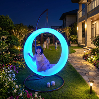 Décoration de jardin lumineuse à LED multicolore avec télécommande IP54 pour Halloween, Noël, le Nouvel An, les zones scéniques et les centres commerciaux