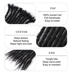 Goddess Locs – Mèches de Cheveux Longues et Faites à la Main, 100% Cheveux Humains, Mèches Micro Douces, Boucles Africaines - Product Image 3