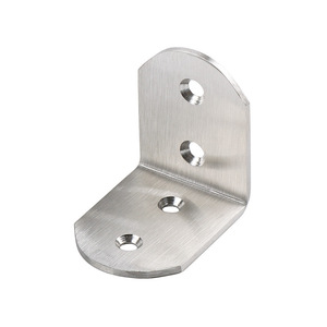 Support d'angle en acier inoxydable JINNATE 50x50 65x65 85x85mm, épaisseur 2,5mm, support de meuble - Product Image 5