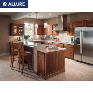 Meubles Allure : Armoires en bois au design moderne et élégant, prix raisonnable, armoires de cuisine ouvertes professionnelles pour <span class=keywords><strong>mini</strong></span>-cuisine - Product Image 6
