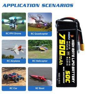 Batteria al Litio PONFLY 7500mAh 22.8V 50C 6S per Droni FPV, Aerei RC, Elicotteri UAV con Connettore XT60 171Wh - Product Image 5