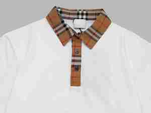 Polo Burberry para hombre, diseño a cuadros, 100% algodón transpirable, estilo relajado, éxito de ventas en el Reino Unido. - Product Image 6