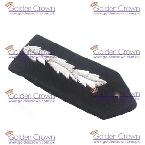 Gorget Collar Patch Black Silver | Cuello de uniforme personalizado de alta calidad Insignia gorget parches | Gorget Collar Staff - Product Image 6