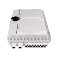 Boîtier de distribution de fibre optique 16 cœurs 16 voies, boîtier de répartition PLC pour télécommunications, boîtier CTO FTTH IP65