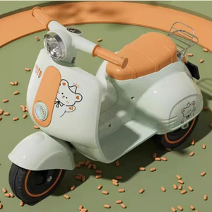 Triciclo eléctrico para niños, verde y naranja, de un solo motor, recargable, juguete para montar para niños de 1, 2 y 3 años - Product Image 2
