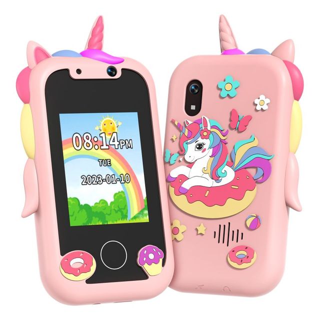 KP06 Mini Cute Electrical Electronic Electric Kids Toy Mobile Smart Cell Phone Smartphone with Camera for Kid Child Children