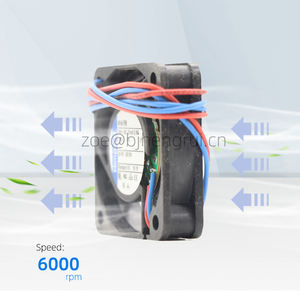 พัดลมระบายความร้อนแบบแกนขนาดเล็ก ebmpapst รุ่น 414FH 24V DC 5.3CFM 6000RPM ขนาด 4 ซม. 40x40x10 มม. 4010 26dBA สายไฟ 2 เส้น แบบลูกปืนสลีฟ สำหรับอินเวอร์เตอร์ - Product Image 3