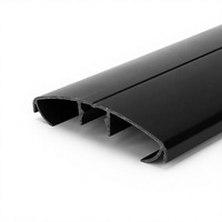 Profilés en plastique PVC rigide extrudé HRL Endurance pour vitrine, design moderne pour équipement industriel