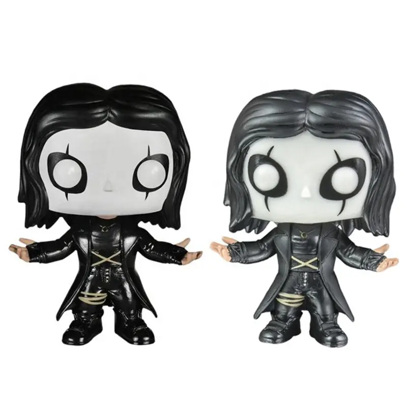 Movie 133 The Crow Glows in The Dark Action Figure Toys Vinyl Figurine Cute Doll Collection Model Gift Wholesale