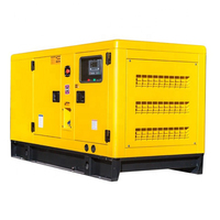 Groupe électrogène diesel silencieux triphasé refroidi par eau 60Hz sans balais 20kva 30kva 40kva 50kw 100kva pour usage industriel