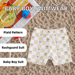 <span class=keywords><strong>Maillot</strong></span> <span class=keywords><strong>de</strong></span> <span class=keywords><strong>bain</strong></span> une pièce pour bébé garçon, en polyester, à motif écossais, <span class=keywords><strong>6</strong></span>-12 <span class=keywords><strong>mois</strong></span>, short <span class=keywords><strong>de</strong></span> <span class=keywords><strong>bain</strong></span> pour garçons - Product Image 2