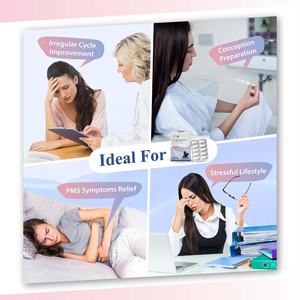 Suplemento DE SALUD menstrual proactivo OEM ODM hecho en Taiwán Píldoras de equilibrio hormonal de soporte menstrual natural - Product Image 5