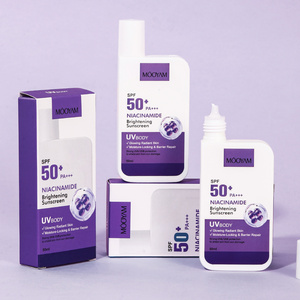 <span class=keywords><strong>Crema</strong></span> <span class=keywords><strong>Solare</strong></span> <span class=keywords><strong>Viso</strong></span> e Corpo OEM Personalizzata SPF <span class=keywords><strong>50</strong></span>+ con Niacinamide, Illuminante, Impermeabile e a Lunga Durata - Product Image 1