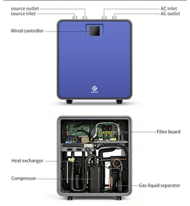 R32 GSHP <b>Ground</b> Source Heat Pump Geothermal Water Heating With Wifi R32 Heat Pump - Product Image 3