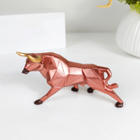 Figura de Ángel Toro Español de Resina Ecológica Hecha a Mano con Diseño de Mosaico Gaudí, Regalo Coleccionable de Souvenir, Decoración Resistente para el Hogar
