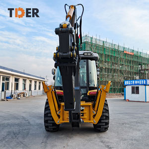 Retroexcavadora TDER China con Motor Yunnei 3cx 4x4, Excavadora <span class=keywords><strong>de</strong></span> Ruedas China con <span class=keywords><strong>Neumáticos</strong></span> Sin Cámara - Product Image 2