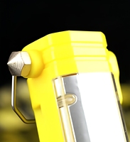 Lampe de travail LED COB magnétique à intensité variable, rechargeable, alimentée par piles AA, portable, étanche IP44, lampe d'inspection, marteau de sécurité, corde