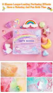 Meilleures ventes Bombes de bain de luxe pour peau lisse hydratante colorée végétalienne naturelle - Product Image 6