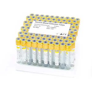 Vente en gros Offre Spéciale tubes PET <span class=keywords><strong>3ml</strong></span>-4ml pour prélèvement de sang bouchon jaune en verre activateur de caillot de gel OEM personnalisable pour laboratoire - Product Image 2