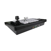 Console de contrôle de streaming vidéo en direct EZOLEN EZ-JK105VB VMix avec joystick à 3 axes à effet Hall pour traduction et interprétation simultanée