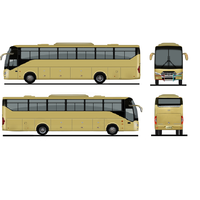 Autobus longue distance Ankai 65+1 VIP, sièges de bus interurbain, moteur avant