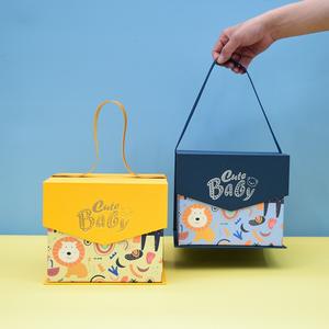 Scatole <span class=keywords><strong>Regalo</strong></span> <span class=keywords><strong>di</strong></span> Lusso <span class=keywords><strong>per</strong></span> Baby Shower, Set <span class=keywords><strong>Regalo</strong></span> <span class=keywords><strong>per</strong></span> Neonati con Confezione <span class=keywords><strong>per</strong></span> Vestiti e Manico - Product Image 2