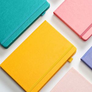 Personalized Promotional Customized Hardcover Debossed Lined <b>Journal</b> Notebook Binding Elastic Strap Book With Logo - Product Image 2
