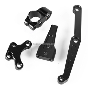 Accesorios de motocicleta para Honda CB650R, soporte de montaje de amortiguador de dirección CB650 <span class=keywords><strong>R</strong></span>, Kit de amortiguador de dirección <span class=keywords><strong>CB</strong></span> <span class=keywords><strong>650</strong></span> <span class=keywords><strong>R</strong></span> 2018-2021 <span class=keywords><strong>2020</strong></span> 2019 - Product Image 4