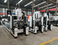 Mesin Pemotong Pipa Laser Fiber 3-Axis 1500W CNC Guangjie GJ-6012 Baru dengan Motor Servo HCFA, Harga Kompetitif, Mendukung PLT