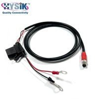 Kabel Sensor M8 3 Kutub Male Lurus Berlapis A-Coded Single Ended Shielded PUR 10m untuk Transmitter Tekanan