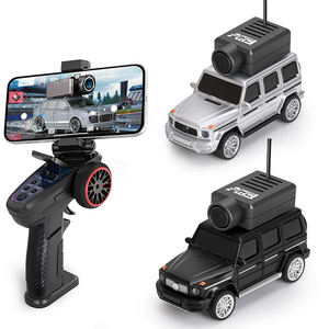 WLtoys <span class=keywords><strong>Voiture</strong></span> RC FPV <span class=keywords><strong>miniature</strong></span> 1/64, 4 canaux, télécommande, caméra, rechargeable, utilisation intérieure/extérieure, étui de rangement portable - Product Image 1