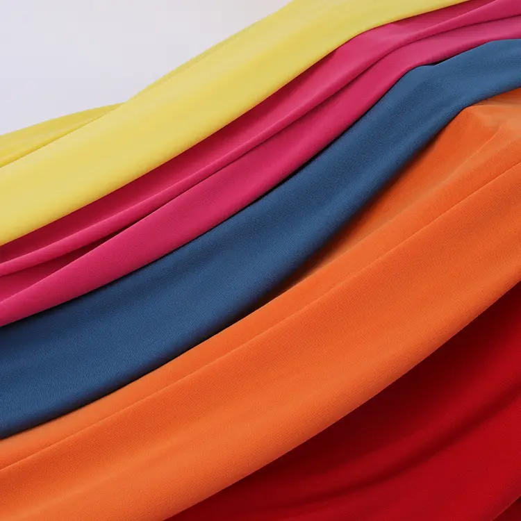 Gaya Korea 95% Polyester 5% Spandex Jersey Knit ITY Bunga Kain untuk Gaun Wanita