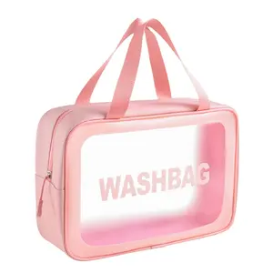 Makyaj kutusu torba su geçirmez fermuarlı çanta kozmetik çok fonksiyonlu tuvalet su geçirmez çanta